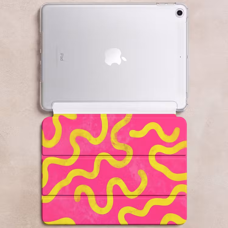 iPad hoes - Lijn - Geel - Abstract — 6
