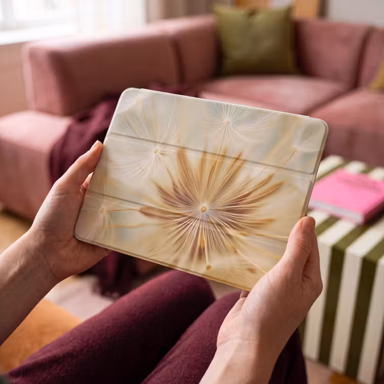 iPad hoes - Paardenbloem - Beige - Abstract - Modern - Natuur — 3