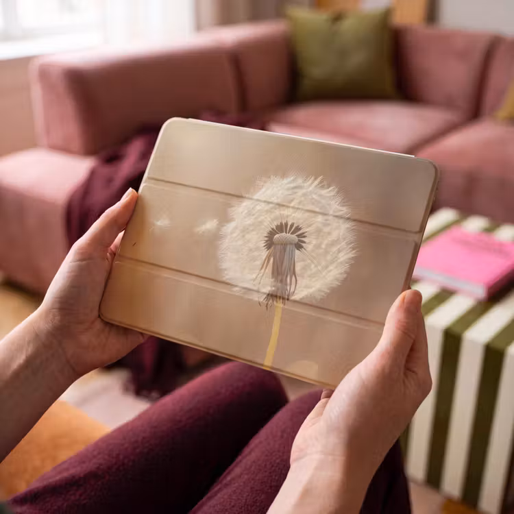 iPad hoes - Paardenbloem - Beige - Natuur - Bloem — 3
