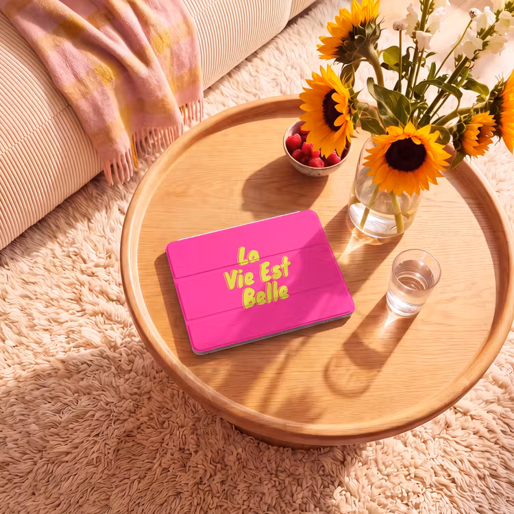 iPad hoes - Quote - Retro - Roze — 2