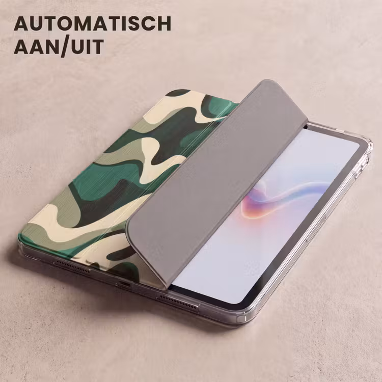 iPad hoes - Abstract - Camouflage - Groen — 4
