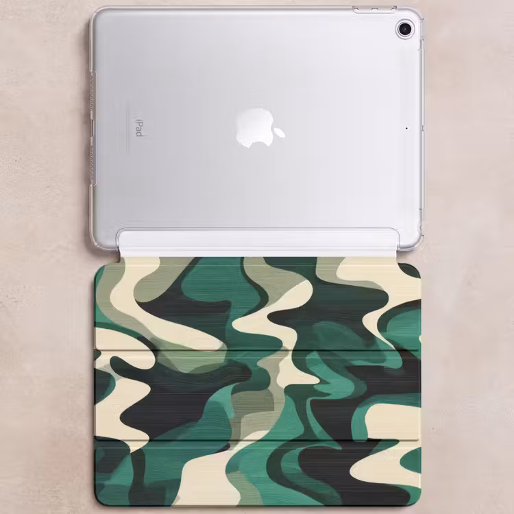 iPad hoes - Abstract - Camouflage - Groen — 6