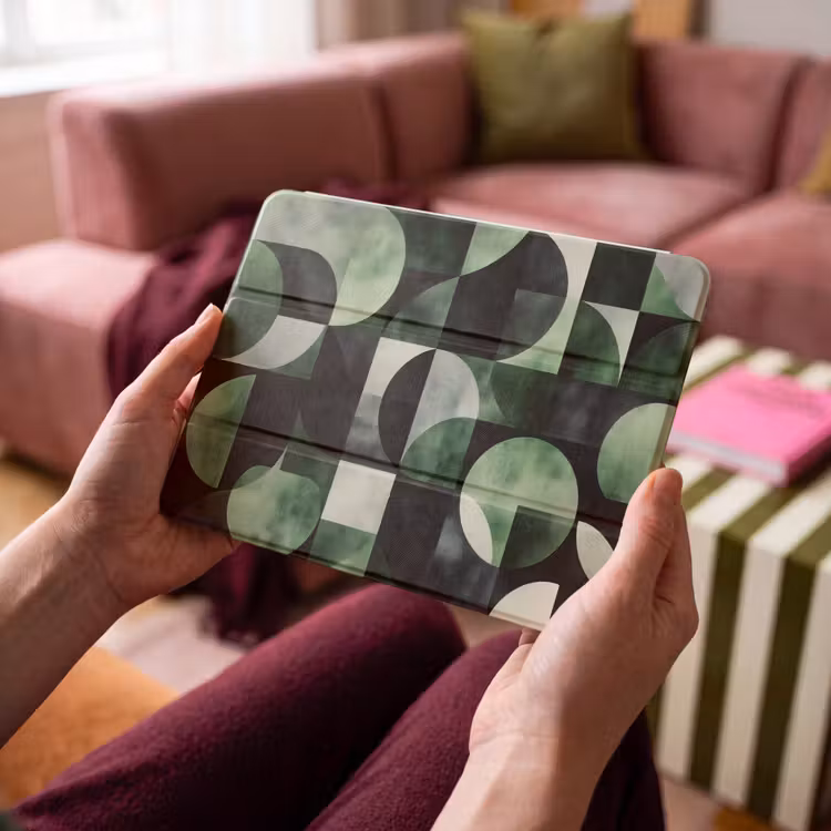 iPad hoes - Abstract - Groen - Vormen — 3