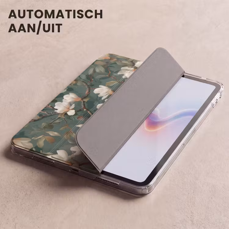 iPad hoes - Bloemen - Takken - Wit - Klassiek — 4