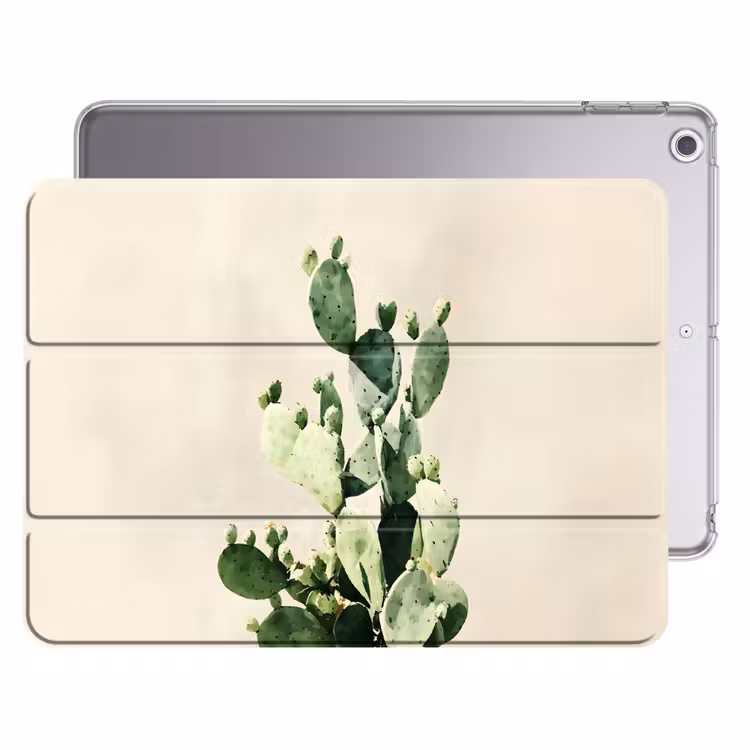 iPad hoes - Cactus - Groen - Minimalistisch — 1