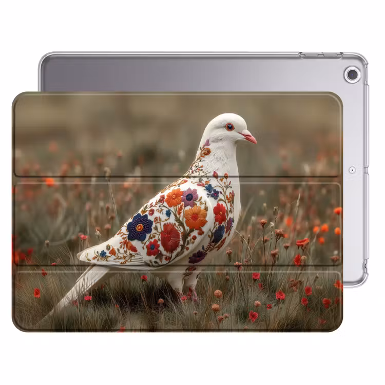 iPad hoes - Duif - Bloemen - Natuur — 1