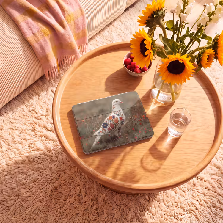iPad hoes - Duif - Bloemen - Natuur — 2