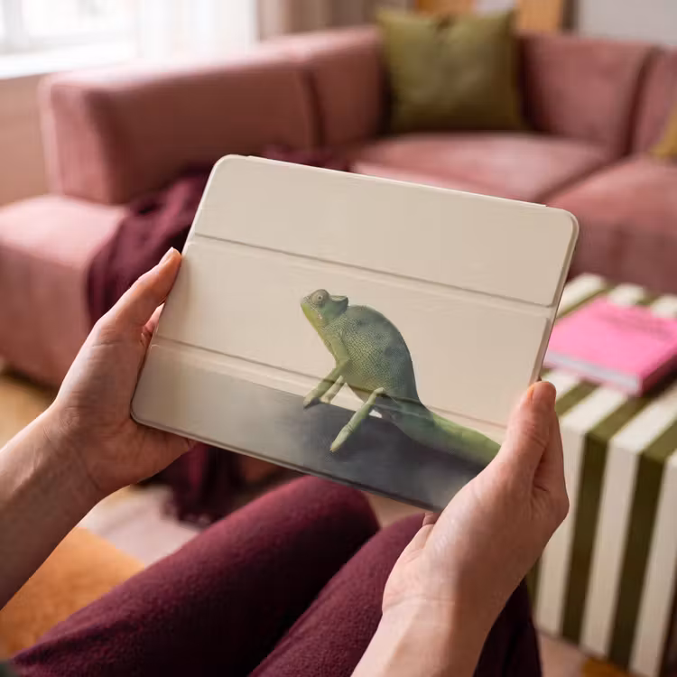 iPad hoes - Kameleon - Groen - Minimalistisch — 3