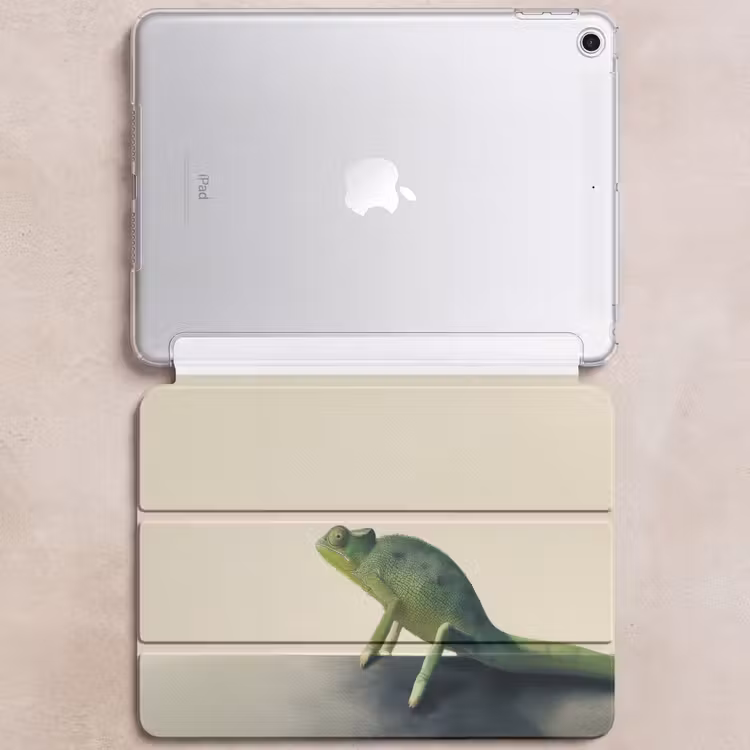 iPad hoes - Kameleon - Groen - Minimalistisch — 6