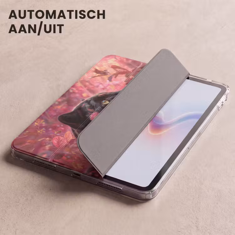iPad hoes - Luipaard - Bloemen - Roze — 4