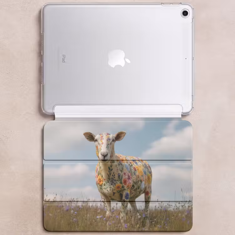 iPad hoes - Schaap - Bloemen - Weide — 6