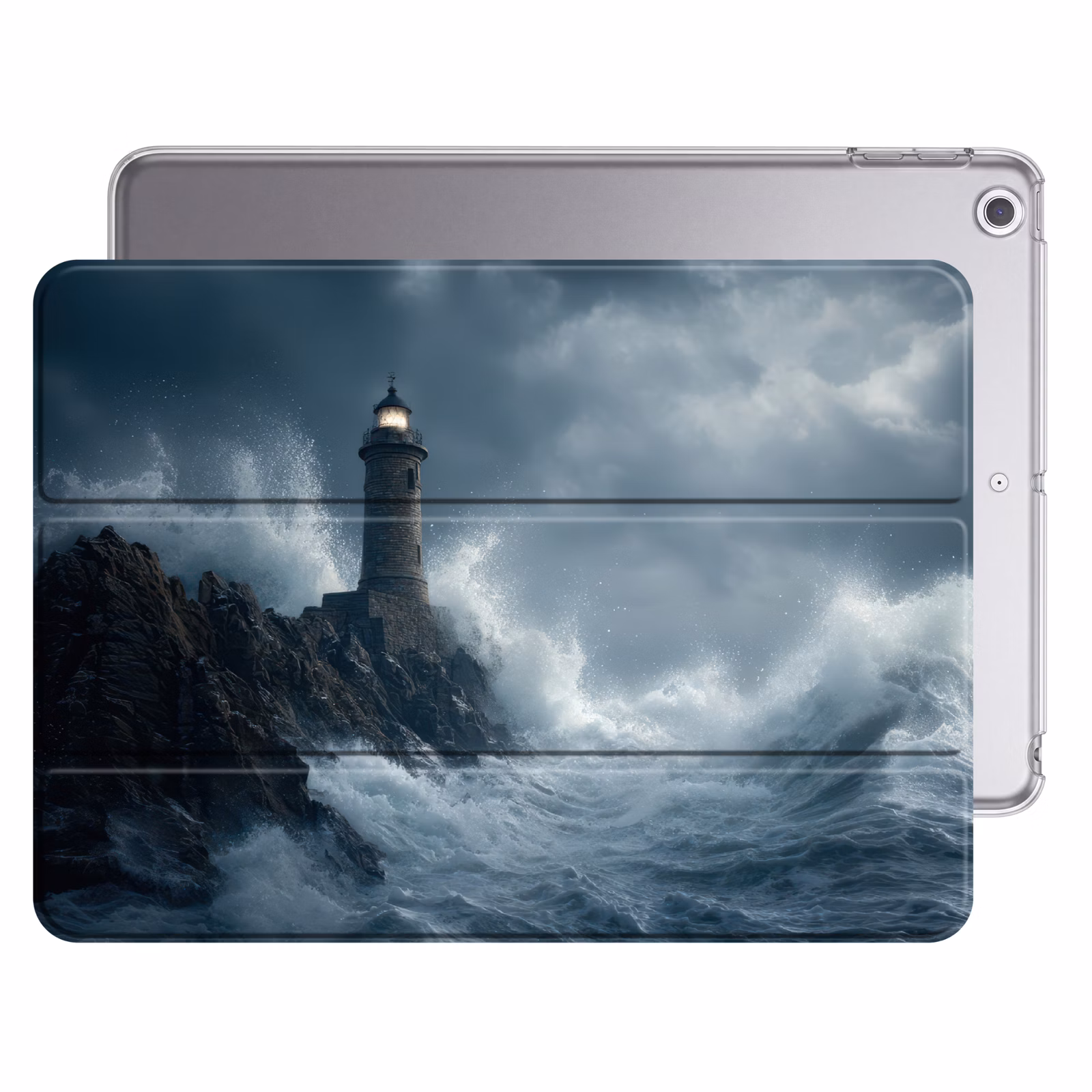 iPad hoes - Rotsen - Vuurtoren - Golven - Klliffen — 1