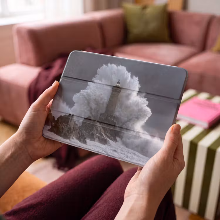 iPad hoes - Golf - Vuurtoren - Schuimend water — 3