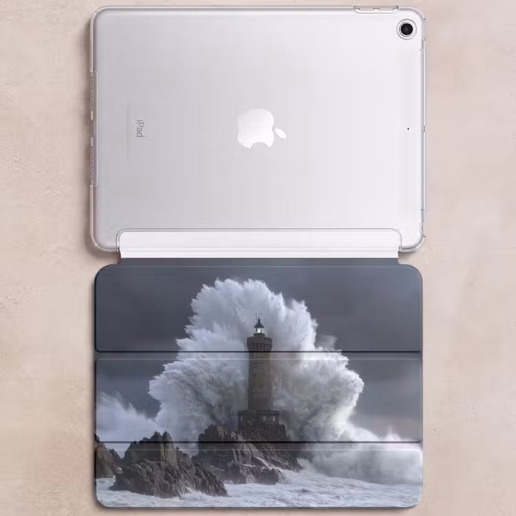 iPad hoes - Golf - Vuurtoren - Schuimend water — 6