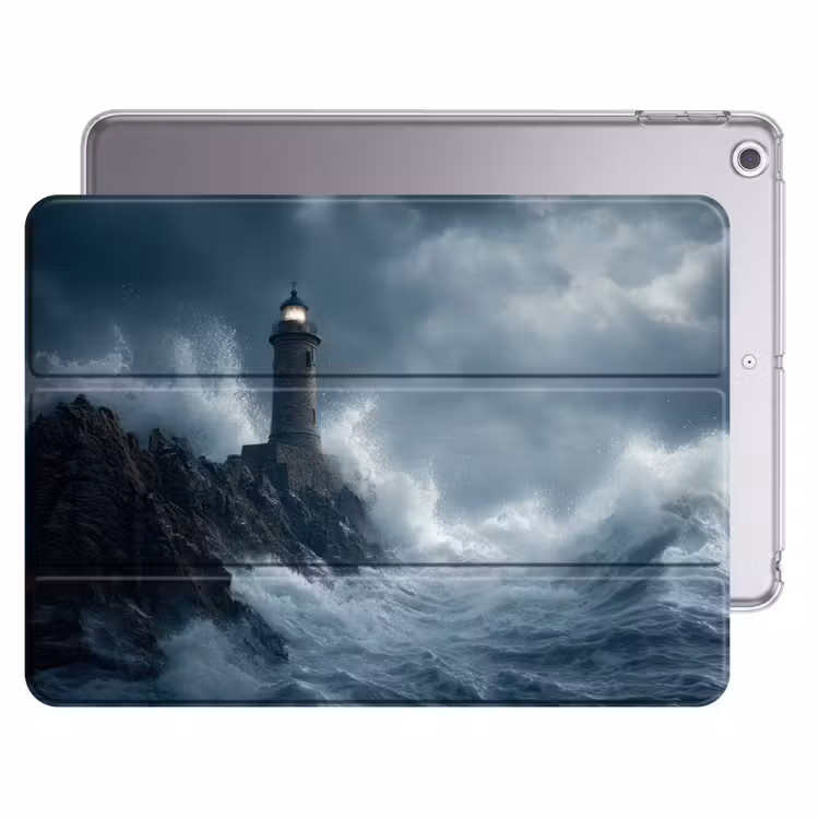 iPad hoes - Rotsen - Vuurtoren - Golven - Klliffen — 1
