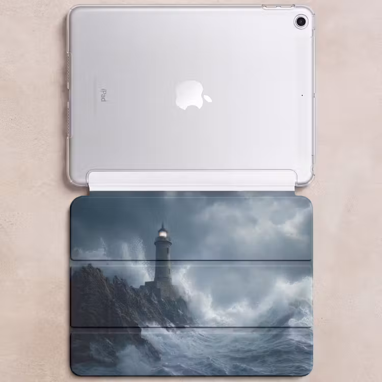 iPad hoes - Rotsen - Vuurtoren - Golven - Klliffen — 6
