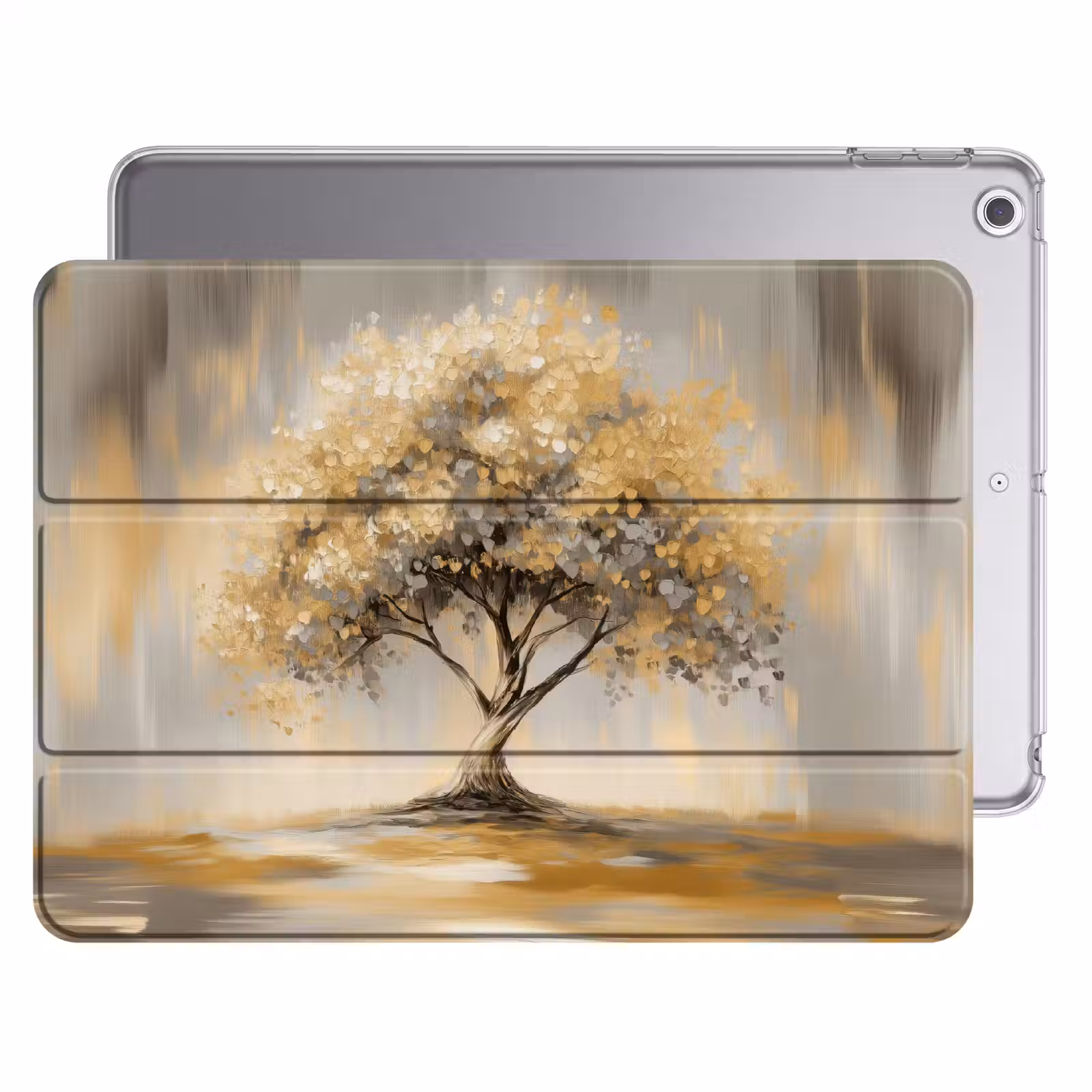 iPad hoes - Schilderij - Boom - Abstract - Bladeren — 1