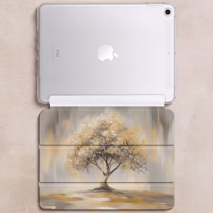 iPad hoes - Schilderij - Boom - Abstract - Bladeren — 6