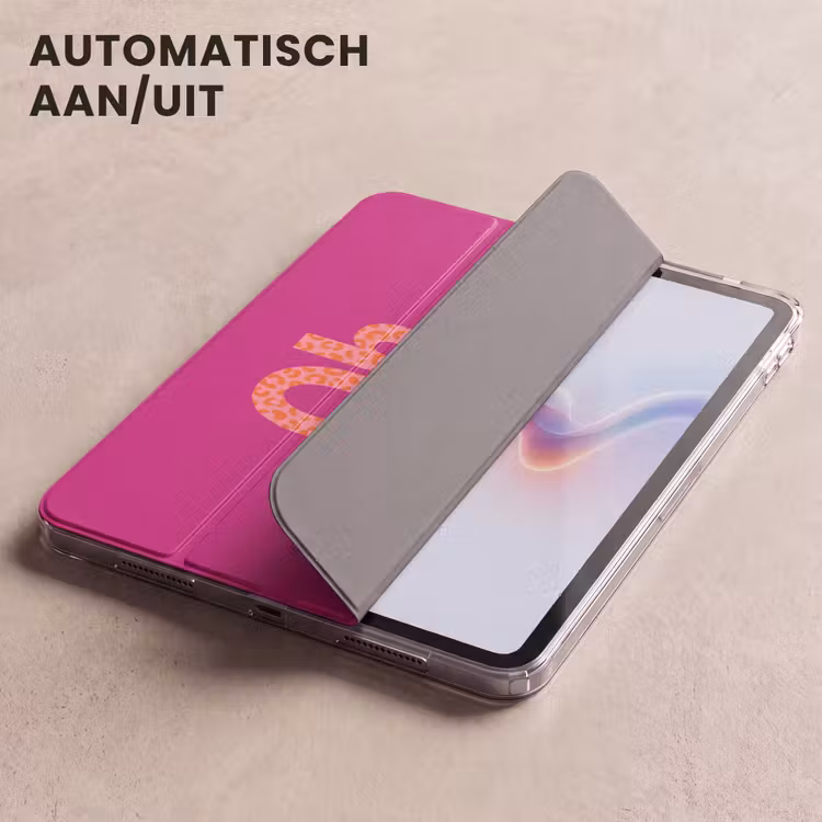 iPad hoes - Oh la la - Luipaardprint - Roze — 4