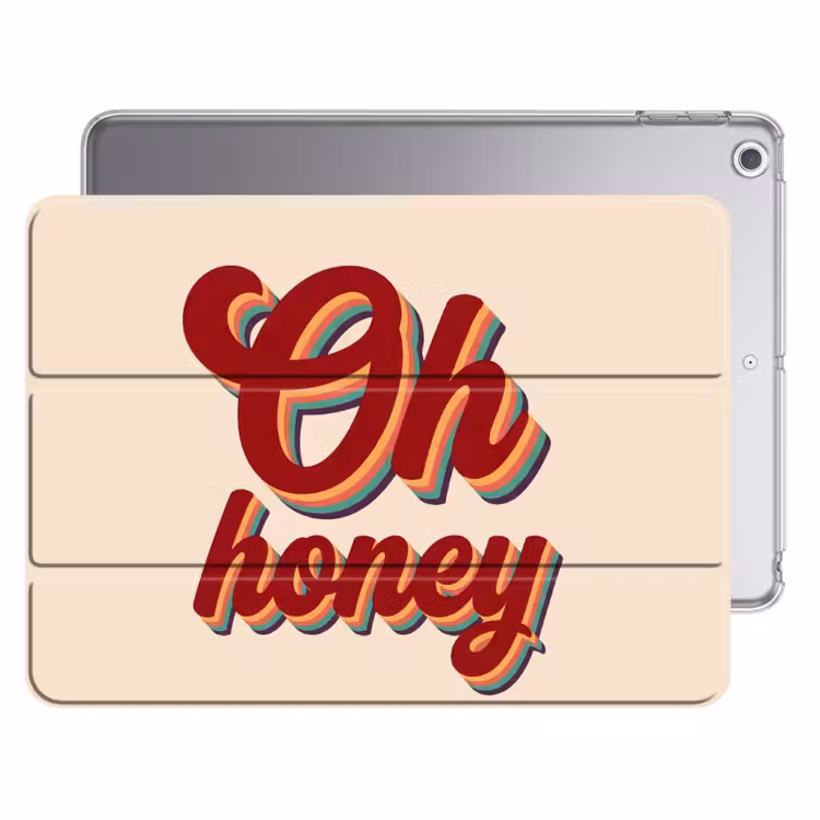 iPad hoes - Oh honey - Rood - Schaduw — 1