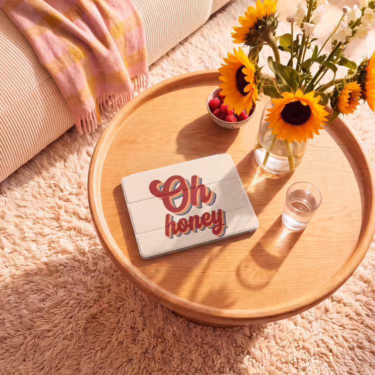iPad hoes - Oh honey - Rood - Schaduw — 2