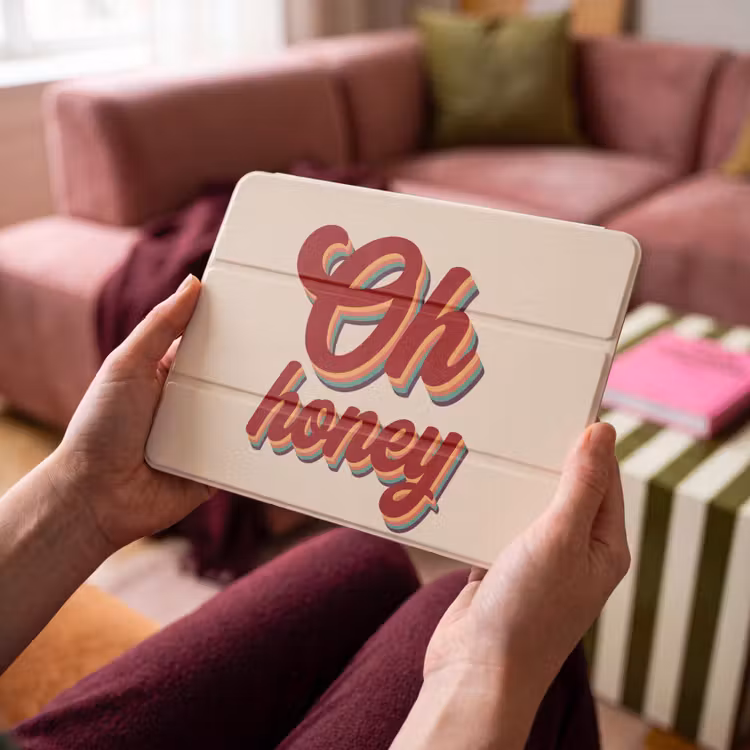 iPad hoes - Oh honey - Rood - Schaduw — 3