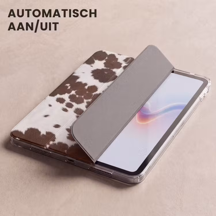 iPad hoes - Koeienhuid - Klassiek - Bruin — 4