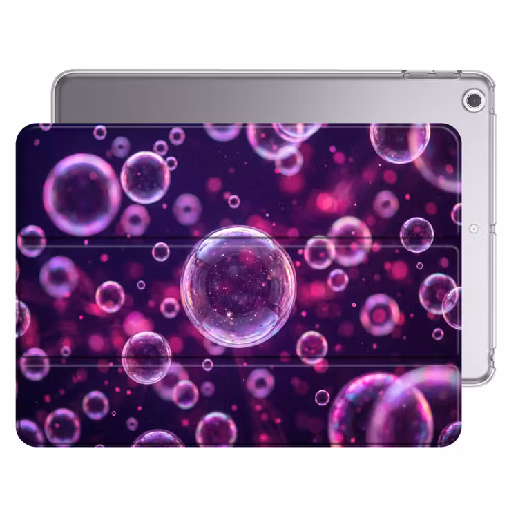 iPad hoes - Paars - Bubbels - Schuim — 1