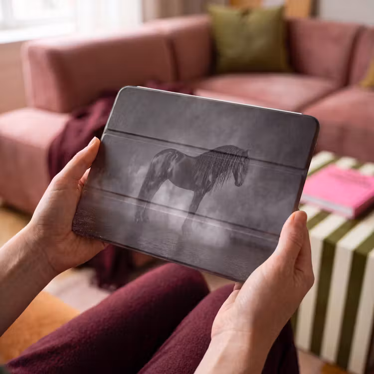 iPad hoes - Paard - Magisch - Zwart — 3