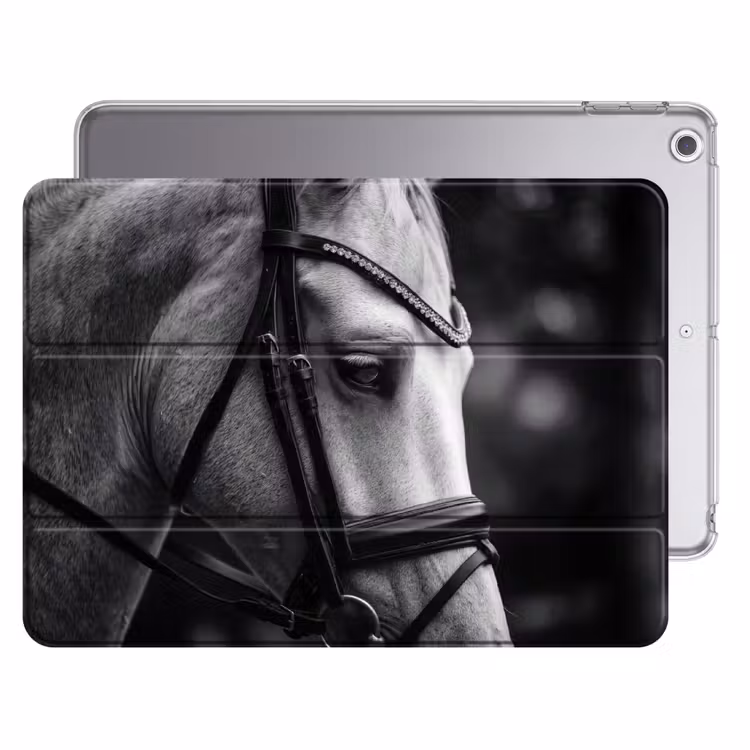 iPad hoes - Paard - Schimmel - Portret — 1