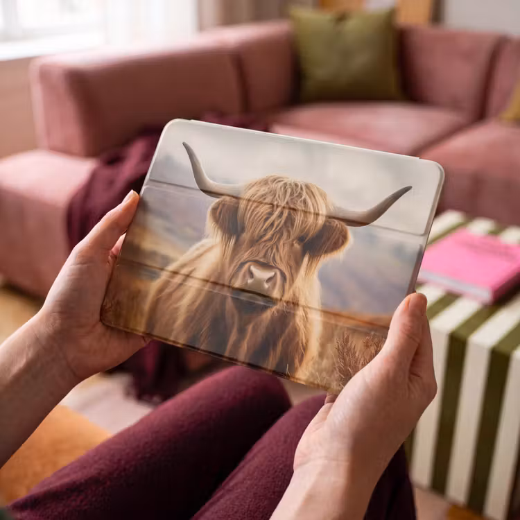 iPad hoes - Schotse hooglander - Landschap - Dier — 3