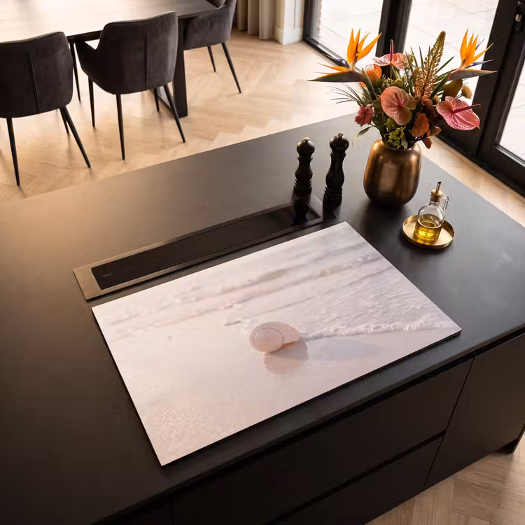 Inductie beschermer - Zeeschelp - Strand - Zee - Natuur - Beige — 3