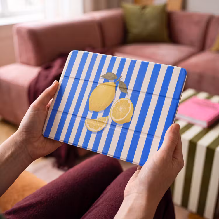 iPad hoes - Fruit - Citroen - Zomer - Geel - Blauw — 3