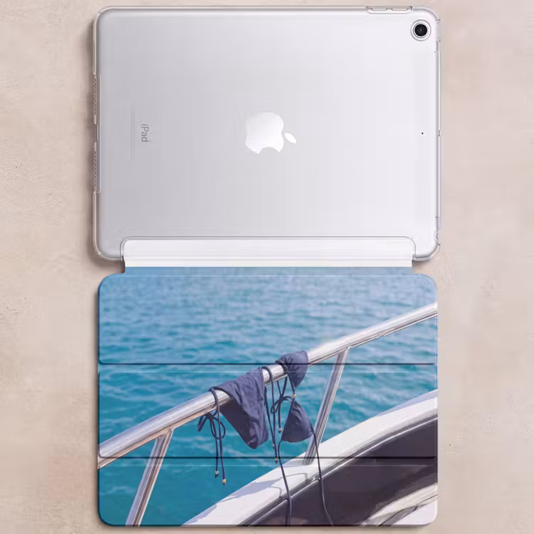 iPad hoes - Bikini - Reling - Zee - Zomer - Blauw — 6