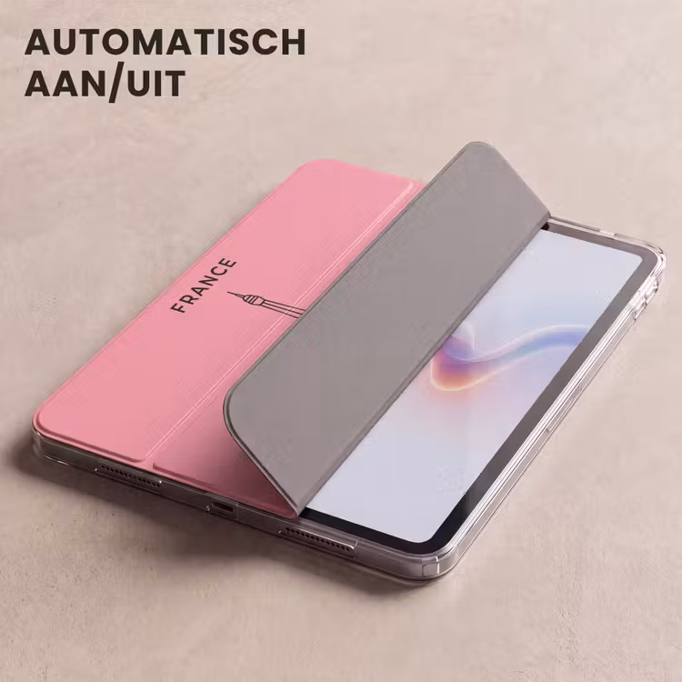 iPad hoes - Eiffeltoren - Parijs - Architectuur - Minimalistisch - Roze — 4