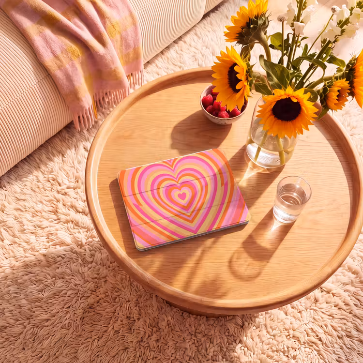 iPad hoes - Hart - Concentrisch - Abstract - Liefde - Kleurrijk — 2