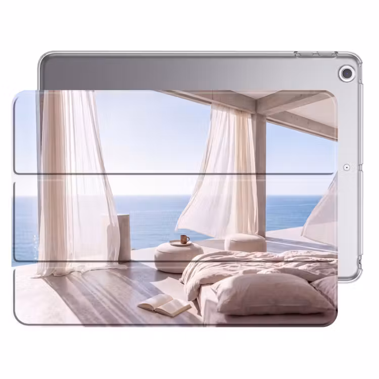 iPad hoes - Interieur - Zeezicht - Modern - Rust - Beige — 1
