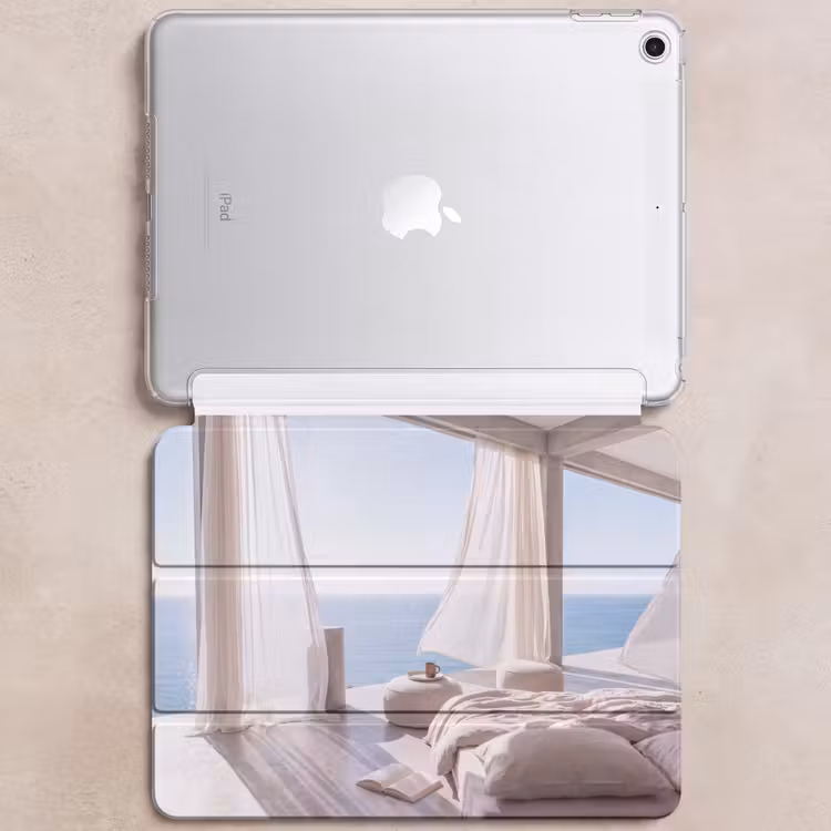iPad hoes - Interieur - Zeezicht - Modern - Rust - Beige — 6