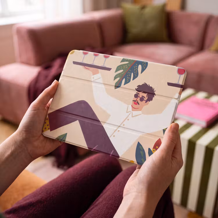 iPad hoes - Mensen - Dienblad - Eten - Modern - Kleurrijk — 3