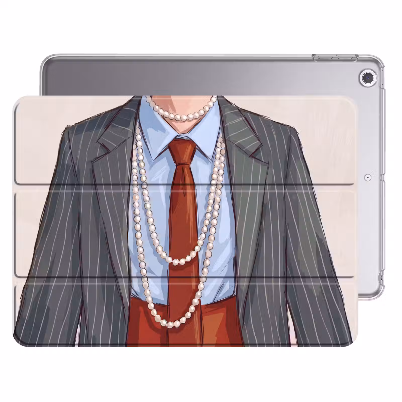 iPad hoes - Kleding - Strik - Parels - Klassiek - Mode — 1