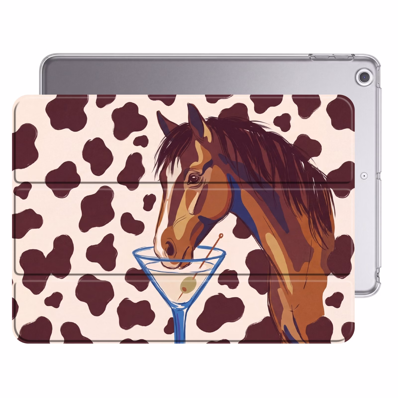 iPad hoes - Paard - Martini - Dieren - Abstract - Bruin — 1