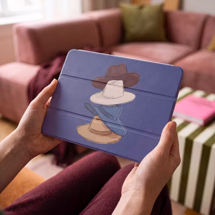 iPad hoes - Hoeden - Gestapeld - Mode - Kleurrijk - Illustratie — 3