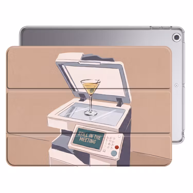 iPad hoes - Kantoor - Drank - Humor - Illustratie — 1