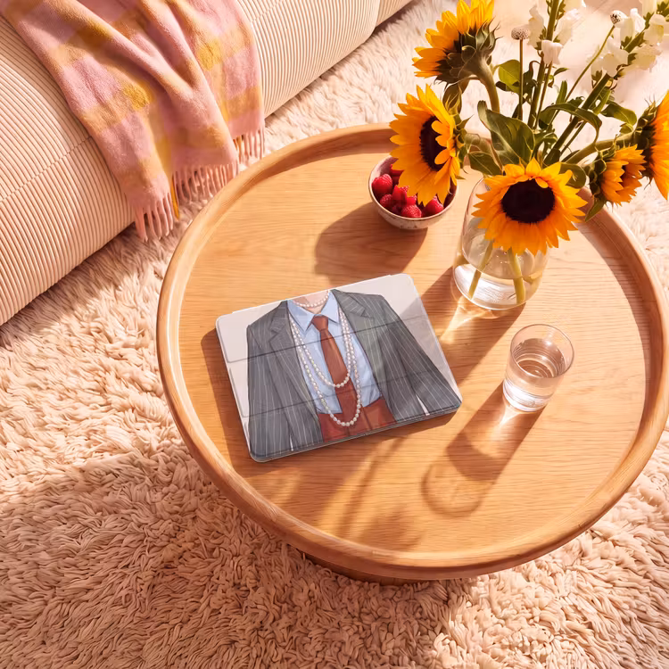 iPad hoes - Kleding - Strik - Parels - Klassiek - Mode — 2