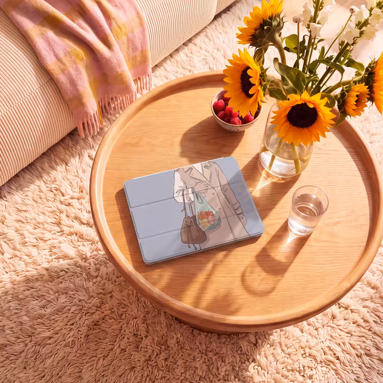 iPad hoes - Mensen - Boodschappen - Stadsleven - Modern - Kleurrijk — 2