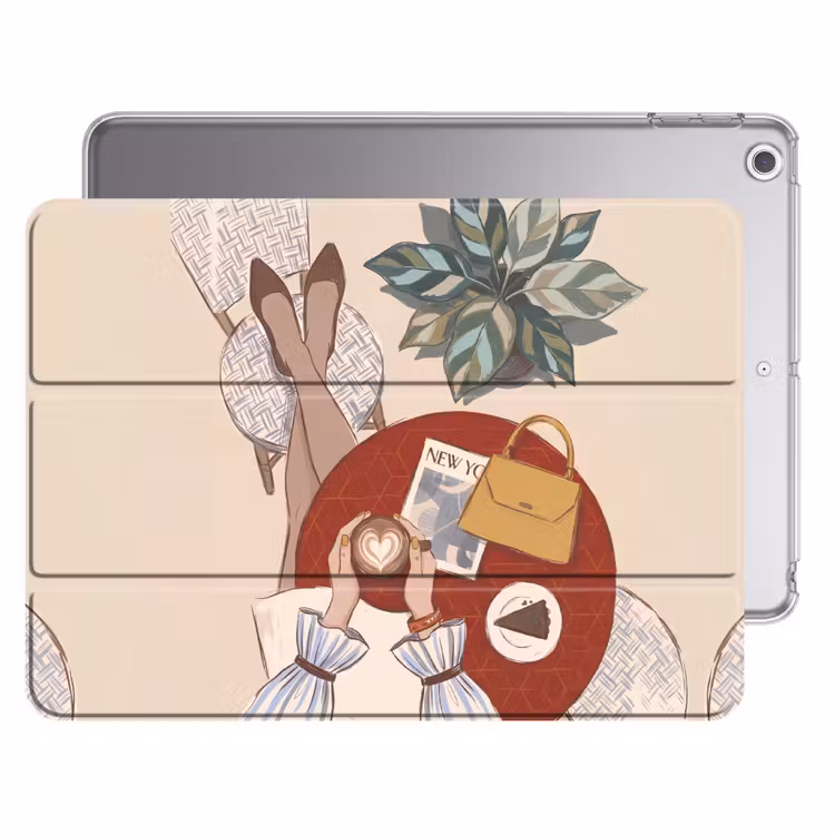 iPad hoes - Mensen - Cafe - Koffie - Stadsleven - Modern — 1