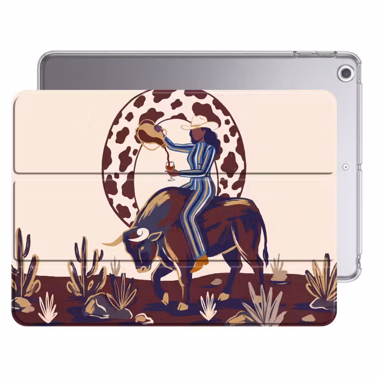 iPad hoes - Mensen - Dieren - Cowboy - Abstract - Kleurrijk — 1