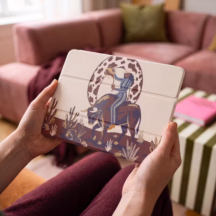 iPad hoes - Mensen - Dieren - Cowboy - Abstract - Kleurrijk — 3