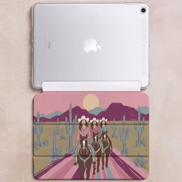 iPad hoes - Mensen - Paard - Woestijn - Abstract - Roze — 6