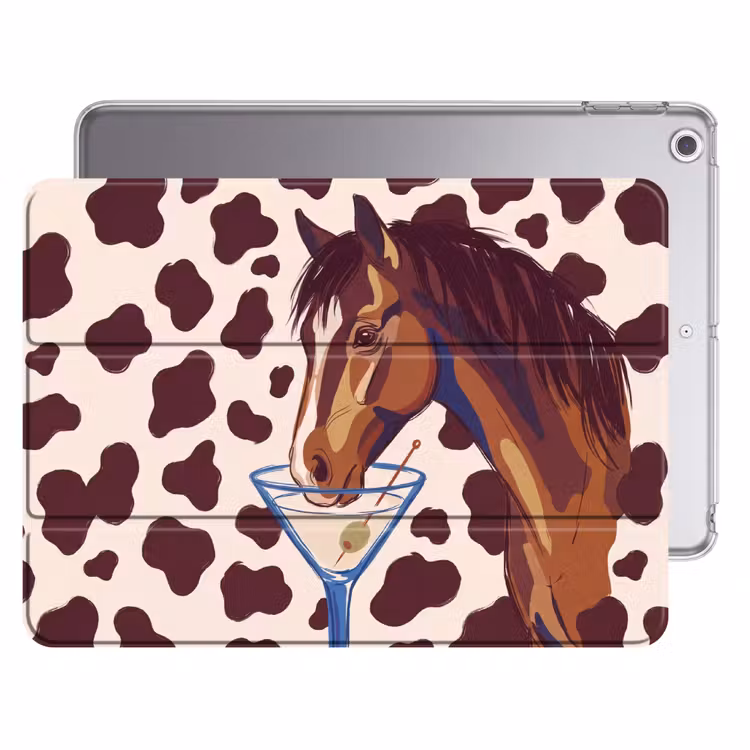 iPad hoes - Paard - Martini - Dieren - Abstract - Bruin — 1